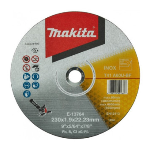 Kotúč rezný tenký na nehrd. oceľ 230x1,9